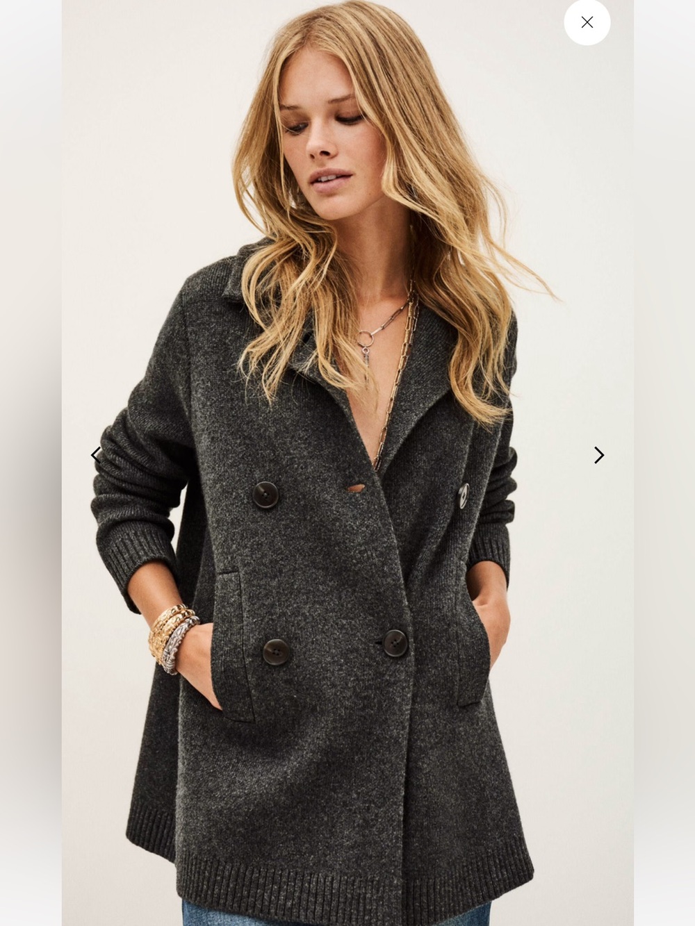 ba&sh - Vesta Knitted Cardigan Coat - Size M - NWT